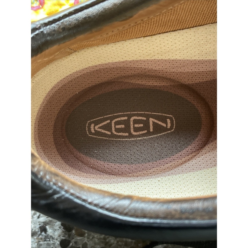Keen Presidio II Shoes Women's US 10 Black Leather Hiking Low Lace Up Sneakers - Picture 15 of 16